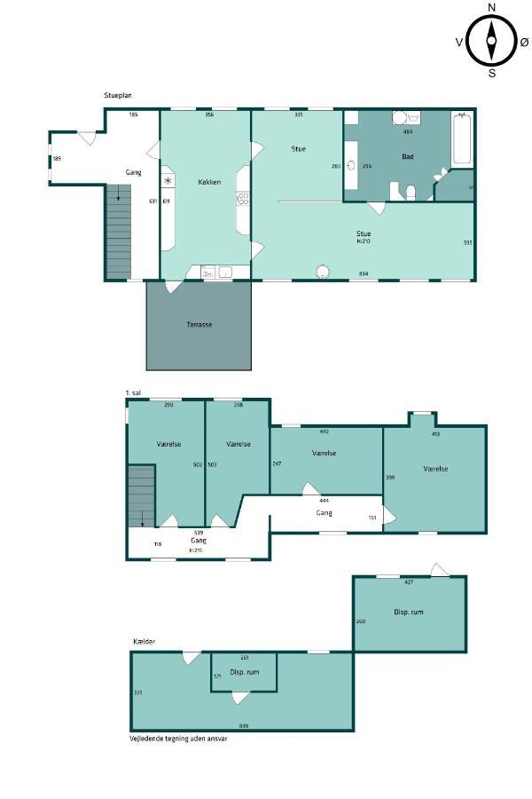 210 M2 Hus Til 8 Gaester - 5 Km Fra Nyt Stort Vandland Nordborg Exterior foto